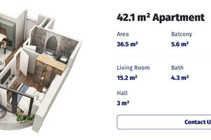 Mieszkanie na sprzedaż 42m2 Adżaria Batumi MMGW+XW2, Batumi, Georgia - zdjęcie 2