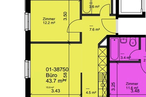 Mieszkanie do wynajęcia 44m2 Murbacherst.16/Winkelriedst. - zdjęcie 2