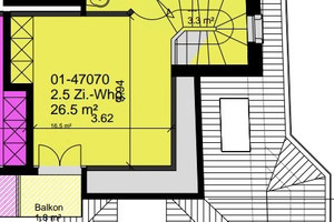 Mieszkanie do wynajęcia 62m2 Murbacherst.16/Winkelriedst. - zdjęcie 3