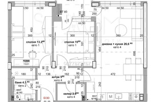 Mieszkanie na sprzedaż 90m2 Ремиза/Remiza - zdjęcie 3