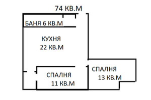 Mieszkanie na sprzedaż 74m2 Автогара/Avtogara - zdjęcie 1