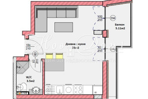 Mieszkanie na sprzedaż 43m2 Чаталджа/Chataldja - zdjęcie 2