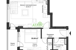 Mieszkanie na sprzedaż 65m2 Кючук Париж/Kiuchuk Parij - zdjęcie 1