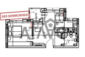 Mieszkanie na sprzedaż 60m2 Христо Смирненски/Hristo Smirnenski - zdjęcie 1