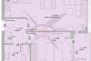 Mieszkanie na sprzedaż 66m2 Малинова долина/Malinova dolina - zdjęcie 1