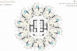 Mieszkanie na sprzedaż 75m2 Dubaj Jumeirah Village Circle, Dubai, - zdjęcie 3