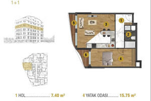 Mieszkanie na sprzedaż 48m2 Muratpasa, Antalya, - zdjęcie 3