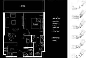 Mieszkanie na sprzedaż 70m2 Dubaj Jumeirah Lake Towers, Dubai, - zdjęcie 3