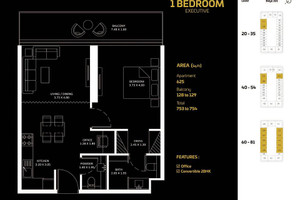 Mieszkanie na sprzedaż 70m2 Dubaj Business Bay, Dubai, - zdjęcie 1