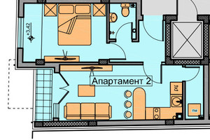 Mieszkanie na sprzedaż 60m2 Христо Смирненски/Hristo Smirnenski - zdjęcie 2