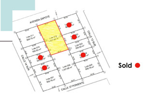 Działka na sprzedaż 1438m2 Calle 39 poniente - zdjęcie 2