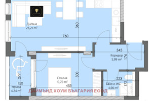 Mieszkanie na sprzedaż 76m2 Кършияка/Karshiaka - zdjęcie 2