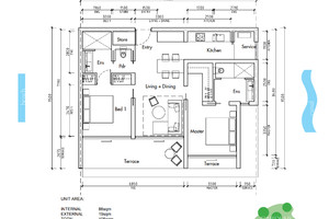 Mieszkanie na sprzedaż 105m2 27FR+8RJ Tambon Choeng Tale Tambon Choeng Thale, Amphoe Thalang, Chang - zdjęcie 3