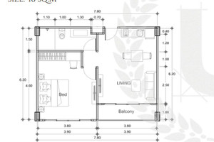 Mieszkanie na sprzedaż 48m2 V8WX+CRR, Kathu, Kathu District, Phuket 83120, Thailand - zdjęcie 2