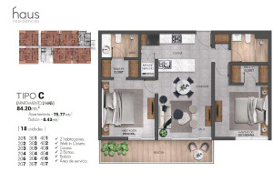 Mieszkanie na sprzedaż 93m2 GH6X+922, Punta Cana 23000, Dominican Republic - zdjęcie 2