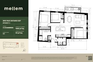 Mieszkanie do wynajęcia 98m2 2812 Rue Ontario E. - zdjęcie 2