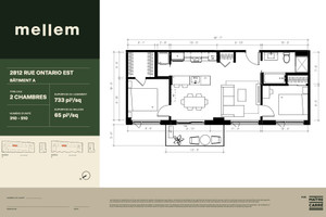 Mieszkanie do wynajęcia 68m2 2812 Rue Ontario E. - zdjęcie 2