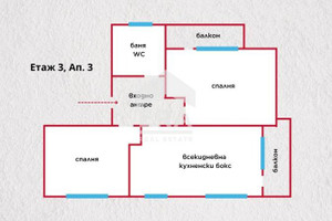 Mieszkanie na sprzedaż 92m2 Център/Centar - zdjęcie 3