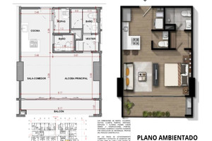 Mieszkanie na sprzedaż 50m2 Cra. 44 #20-22, El Poblado, Medellín, El Poblado, Medellín, Antioquia, - zdjęcie 1