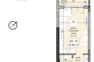 Mieszkanie na sprzedaż 42m2 Малинова долина/Malinova dolina - zdjęcie 3