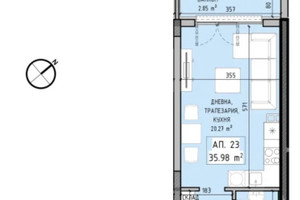 Mieszkanie na sprzedaż 42m2 Малинова долина/Malinova dolina - zdjęcie 3