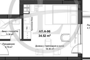 Mieszkanie na sprzedaż 45m2 Кючук Париж/Kiuchuk Parij - zdjęcie 3