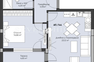 Mieszkanie na sprzedaż 72m2 Христо Смирненски/Hristo Smirnenski - zdjęcie 2