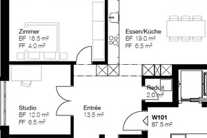 Mieszkanie do wynajęcia 88m2 Rikonerstrasse  - zdjęcie 3