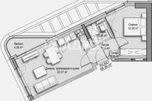 Mieszkanie na sprzedaż 68m2 Хладилника/Hladilnika - zdjęcie 2