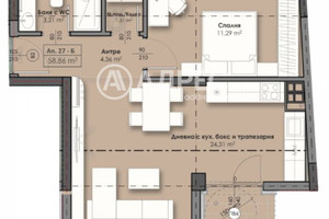 Mieszkanie na sprzedaż 72m2 Връбница /Vrabnica  - zdjęcie 2