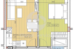 Mieszkanie na sprzedaż 65m2 м-т Гърдова глава/m-t Gardova glava - zdjęcie 1