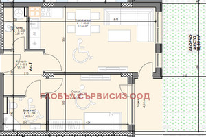 Mieszkanie na sprzedaż 70m2 Зона Б/Zona B - zdjęcie 2