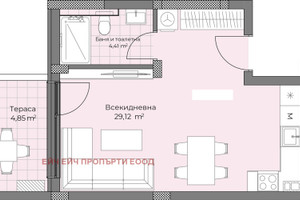 Mieszkanie na sprzedaż 53m2 Остромила/Ostromila - zdjęcie 4