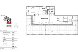 Mieszkanie na sprzedaż 62m2 - zdjęcie 2