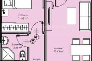 Mieszkanie na sprzedaż 59m2 Славейков/Slaveykov - zdjęcie 2