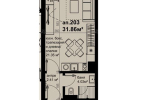 Mieszkanie na sprzedaż 37m2 Зона Б/Zona B - zdjęcie 2